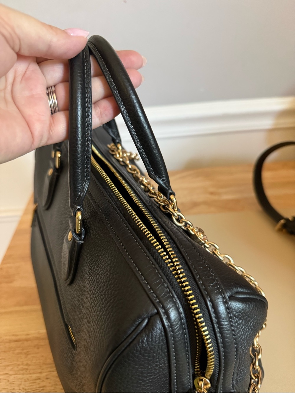 Coach Large Rowan Pebble Leather - Picture 7 of 9